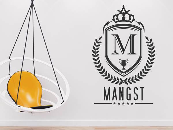 Wandtattoo Mangst Wappen