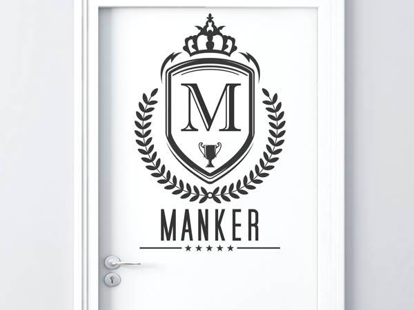 Wandtattoo Manker Wappen