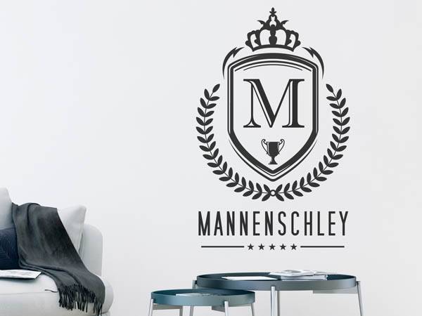 Wandtattoo Mannenschley Wappen