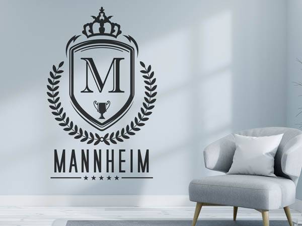 Wandtattoo Mannheim Wappen