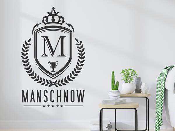Wandtattoo Manschnow Wappen