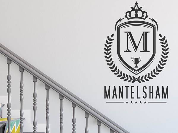 Wandtattoo Mantelsham Wappen