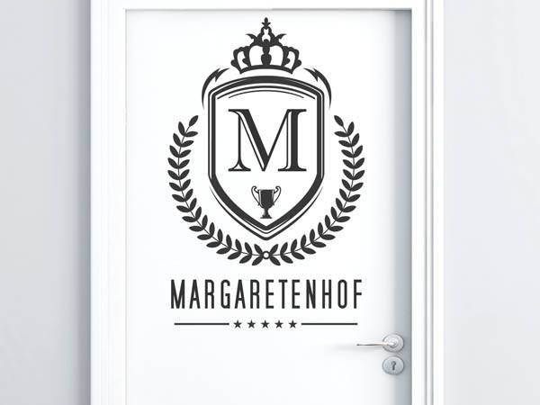 Wandtattoo Margaretenhof Wappen