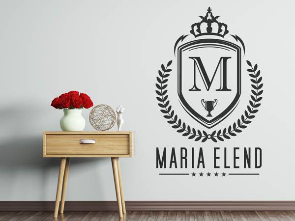 Wandtattoo Maria Elend Wappen