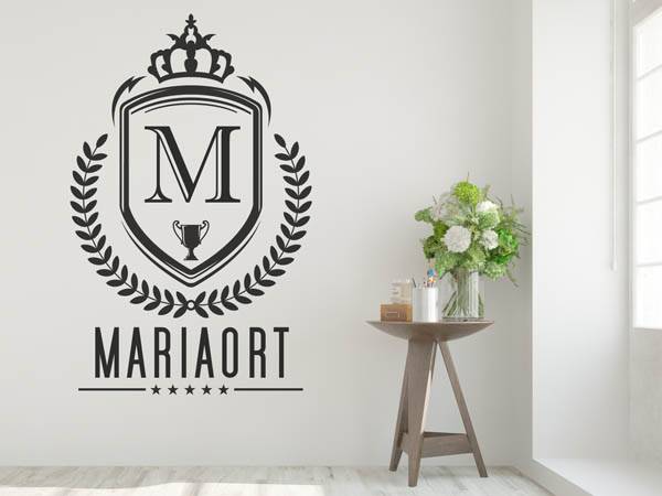 Wandtattoo Mariaort Wappen