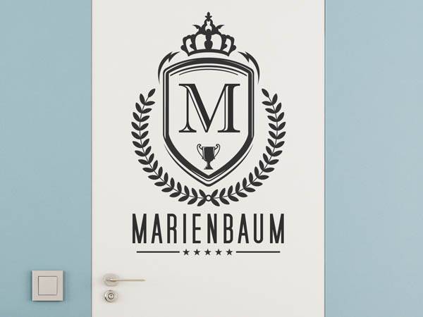 Wandtattoo Marienbaum Wappen