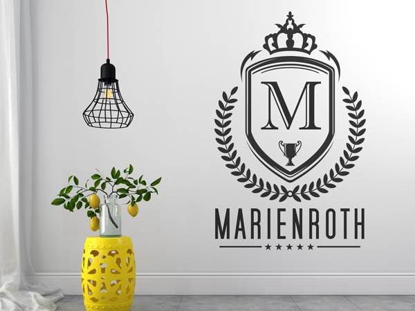 Wandtattoo Marienroth Wappen