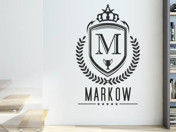 Wandtattoo Markow Wappen