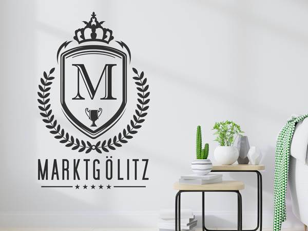 Wandtattoo Marktgölitz Wappen