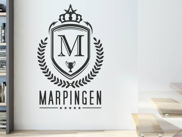 Wandtattoo Marpingen Wappen