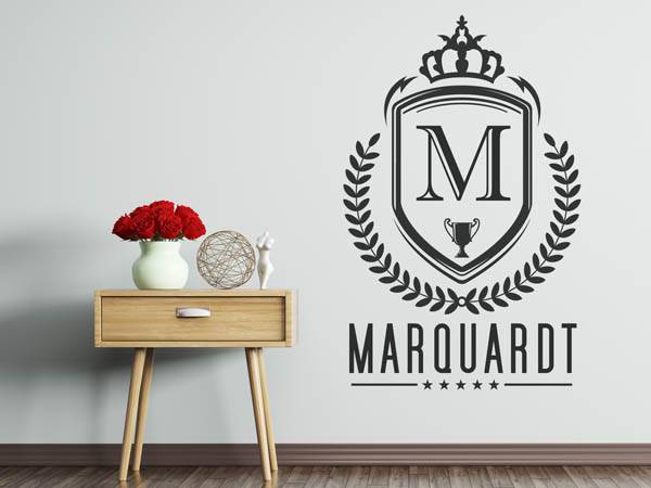 Wandtattoo Marquardt Wappen