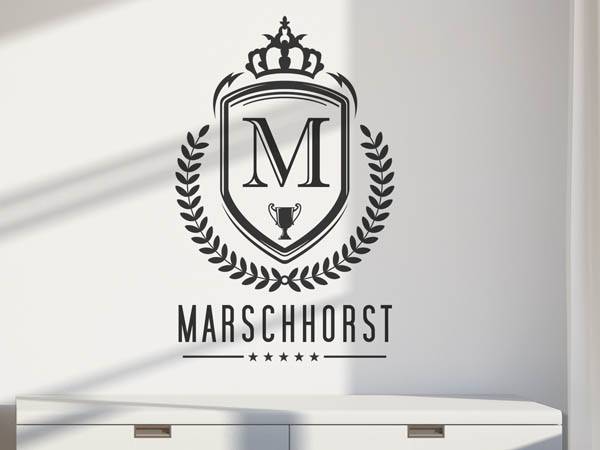 Wandtattoo Marschhorst Wappen