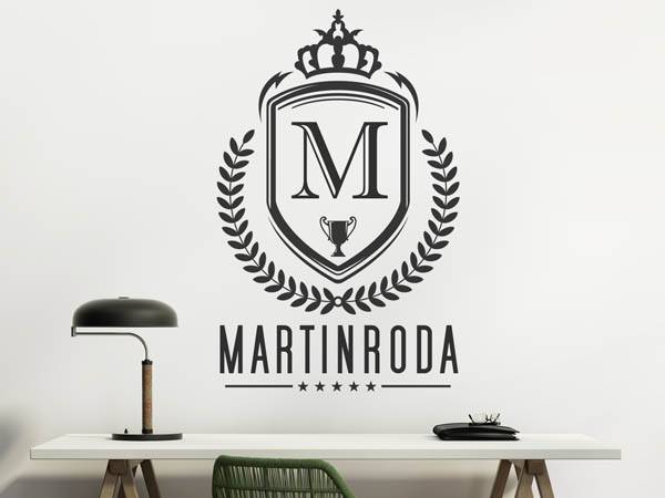 Wandtattoo Martinroda Wappen