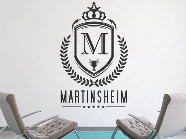 Wandtattoo Martinsheim Wappen