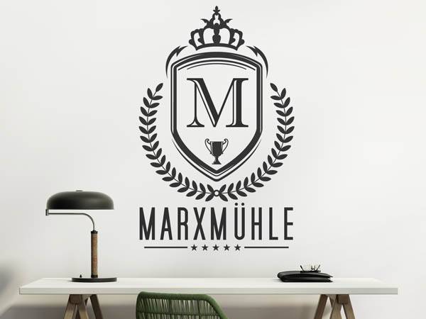 Wandtattoo Marxmühle Wappen