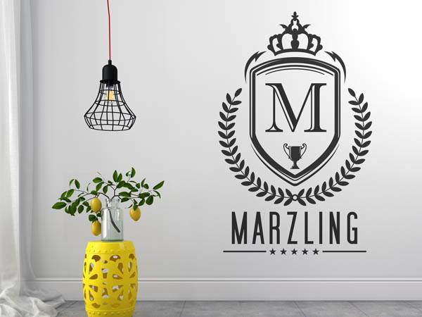 Wandtattoo Marzling Wappen