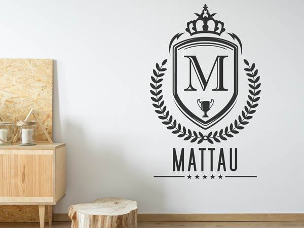 Wandtattoo Mattau Wappen