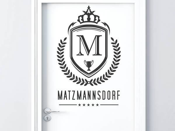 Wandtattoo Matzmannsdorf Wappen