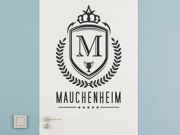 Wandtattoo Mauchenheim Wappen