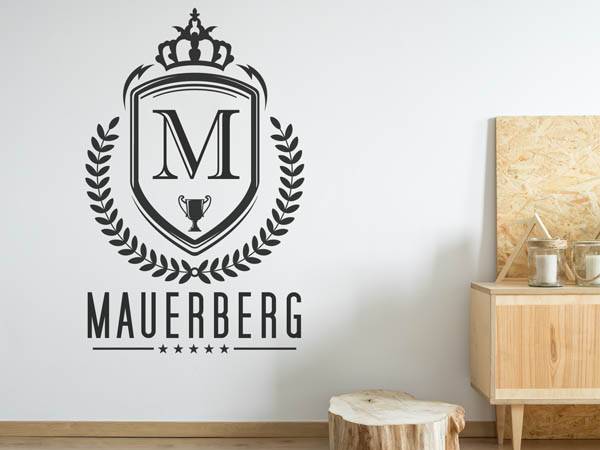 Wandtattoo Mauerberg Wappen