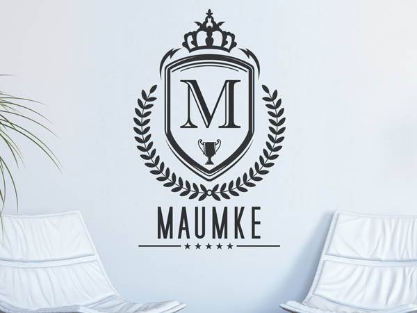 Wandtattoo Maumke Wappen