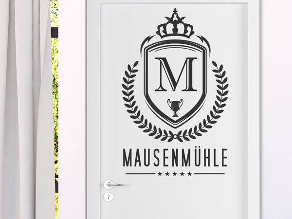 Wandtattoo Mausenmühle Wappen