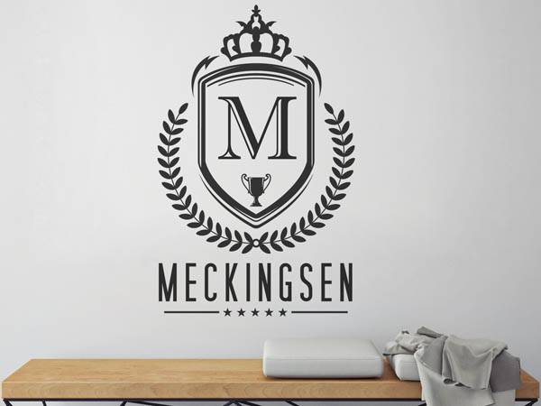 Wandtattoo Meckingsen Wappen