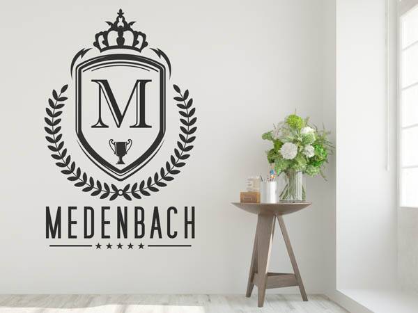 Wandtattoo Medenbach Wappen