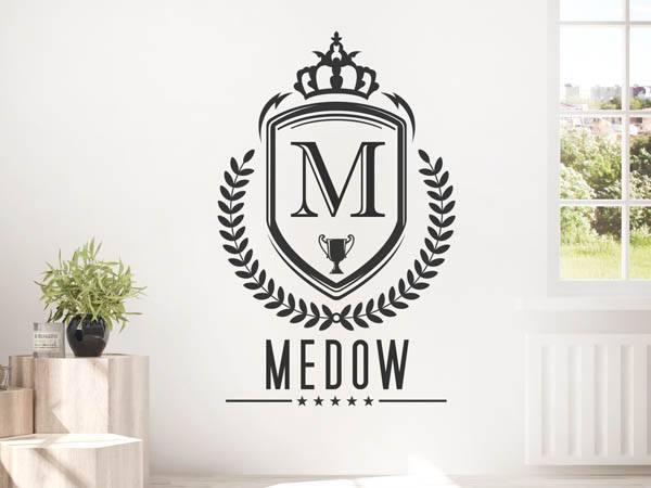 Wandtattoo Medow Wappen