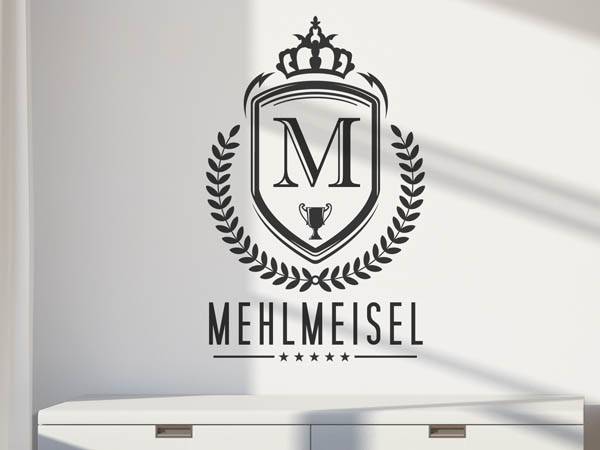 Wandtattoo Mehlmeisel Wappen