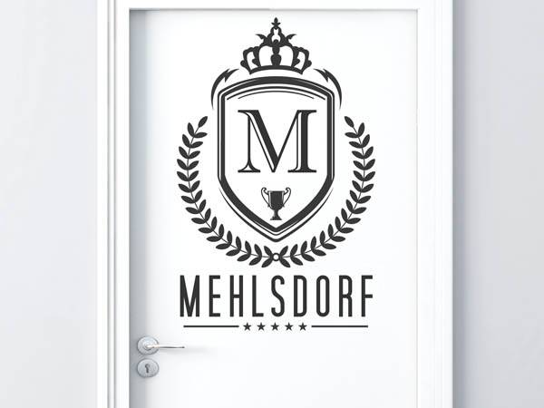 Wandtattoo Mehlsdorf Wappen