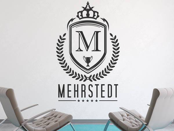 Wandtattoo Mehrstedt Wappen