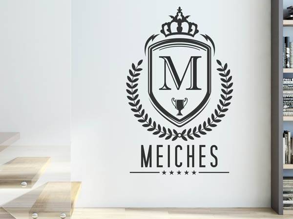 Wandtattoo Meiches Wappen