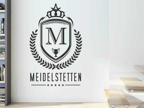Wandtattoo Meidelstetten Wappen