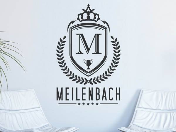 Wandtattoo Meilenbach Wappen