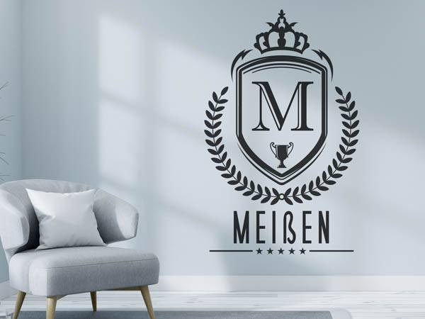 Wandtattoo Meißen Wappen
