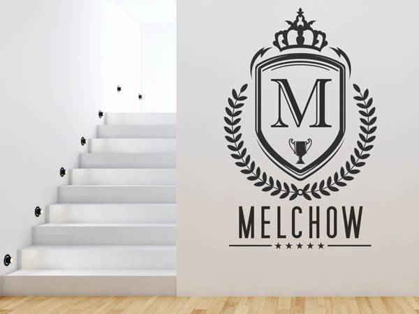 Wandtattoo Melchow Wappen