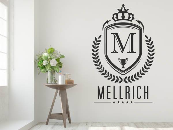 Wandtattoo Mellrich Wappen
