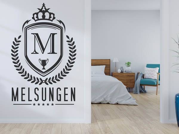 Wandtattoo Melsungen Wappen