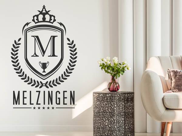 Wandtattoo Melzingen Wappen