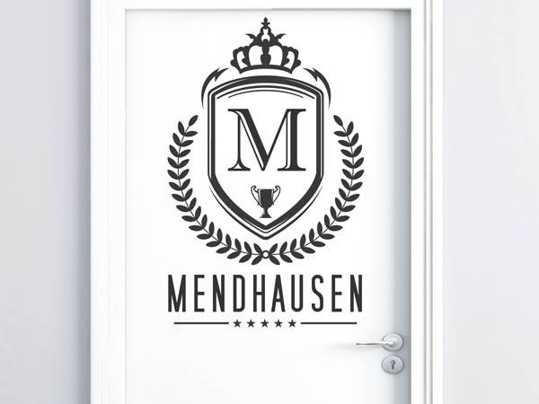 Wandtattoo Mendhausen Wappen