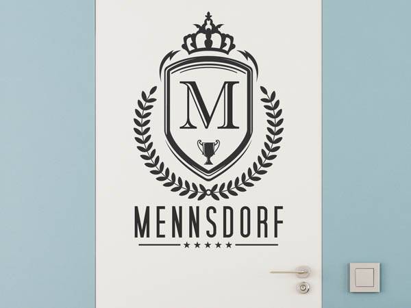 Wandtattoo Mennsdorf Wappen