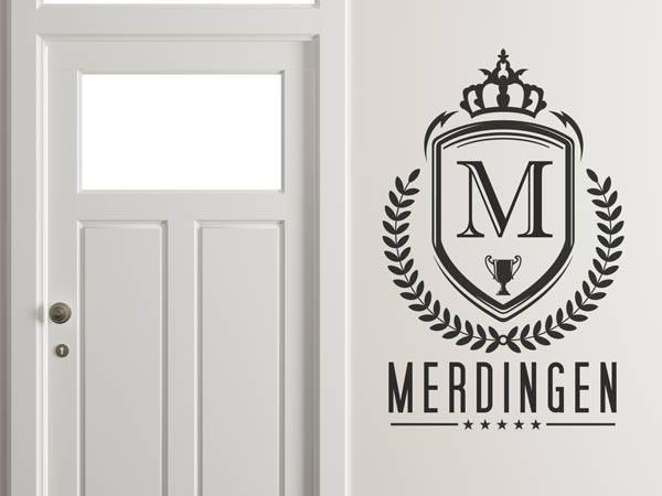Wandtattoo Merdingen Wappen