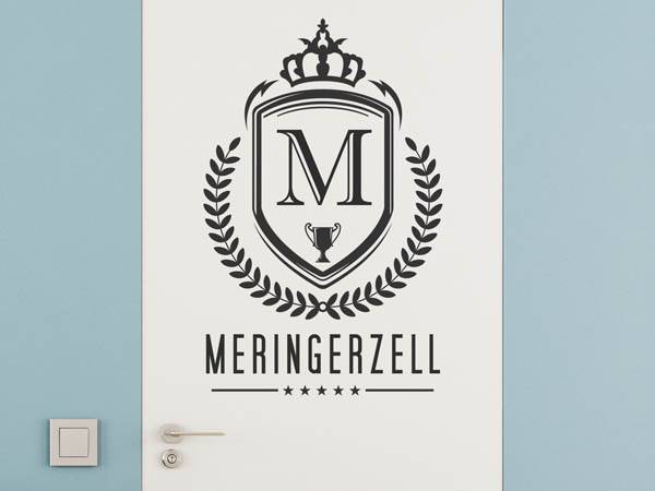Wandtattoo Meringerzell Wappen