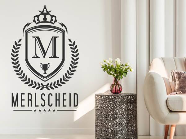 Wandtattoo Merlscheid Wappen