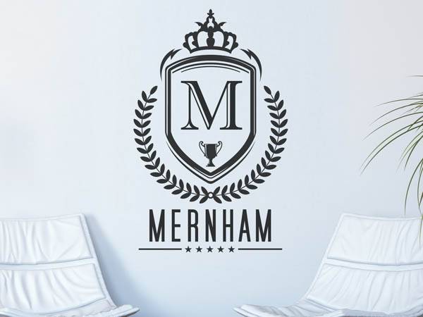 Wandtattoo Mernham Wappen