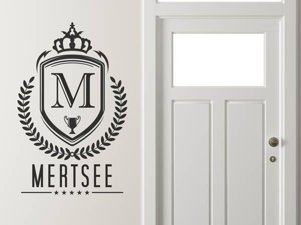 Wandtattoo Mertsee Wappen