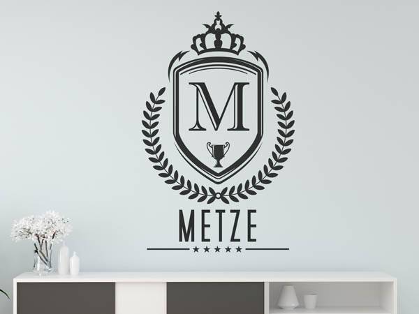 Wandtattoo Metze Wappen