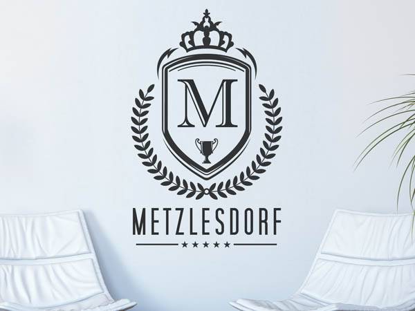 Wandtattoo Metzlesdorf Wappen