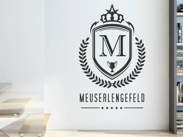Wandtattoo Meuserlengefeld Wappen